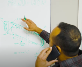 Engineer Designing Cylinder